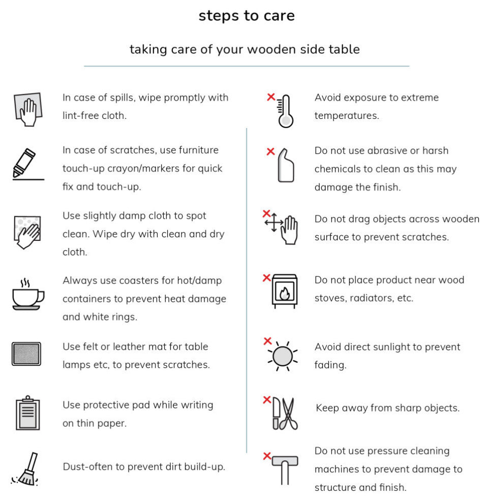 Tora End Table, Natural, 18"