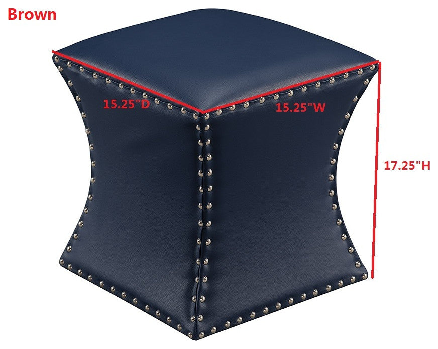 Josue Ottoman Stool (White)