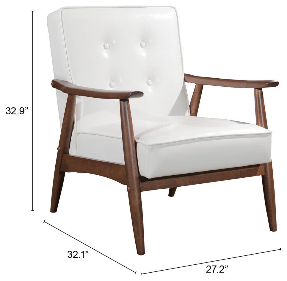 Rocky Arm Chair White