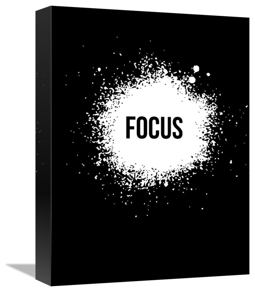 "Focus Poster Black" Fine Art Print