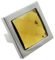 MultiFaceted Champagne Gold Brushed Nickel Square Manor Knob