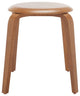Safavieh Luella Stackable Stool, Walnut