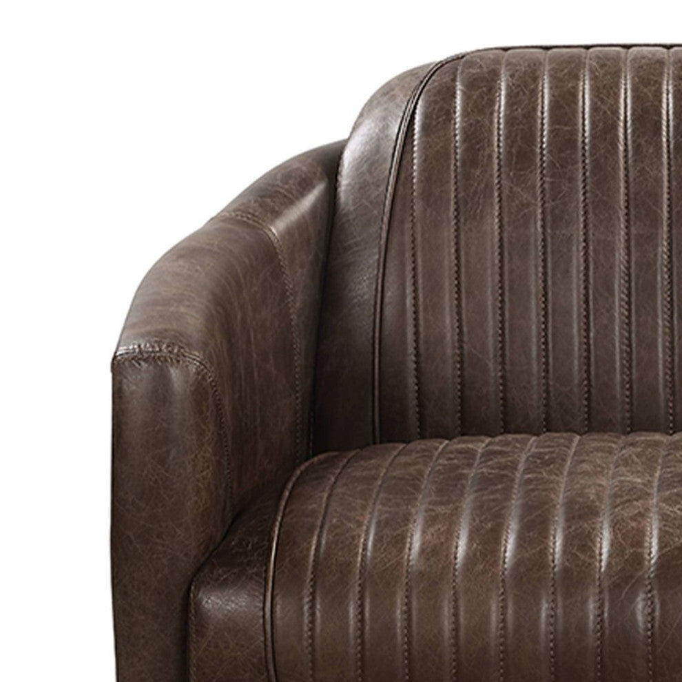 Brancaster 37"W Upholstered Loveseat, Antique Slate