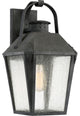 Carriage 1-Light Outdoor Lantern, Mottled Black