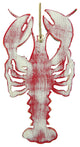 Lobster Ornaments, Set of 3