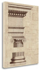 "Architectural Rendering II Burlap Sepia Crop" By Wild Apple Gallery Wrap Canvas