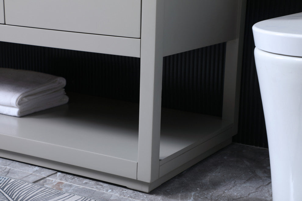 Louie 54" SIngle Bathroom Vanity, Grey