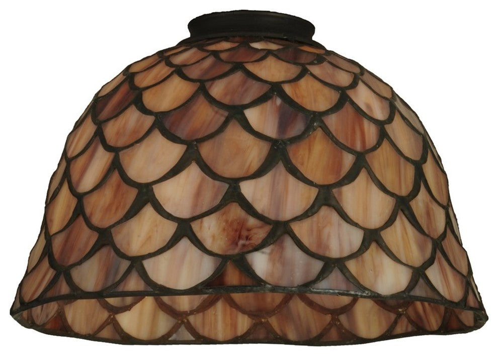 8 Wide Tiffany Fishscale Shade