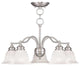 Essex Convertible Chandelier, Brushed Nickel