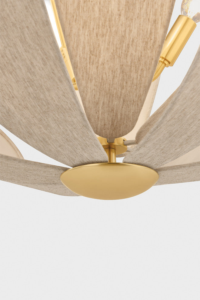 Mitzi Nadine Chandelier Aged Brass