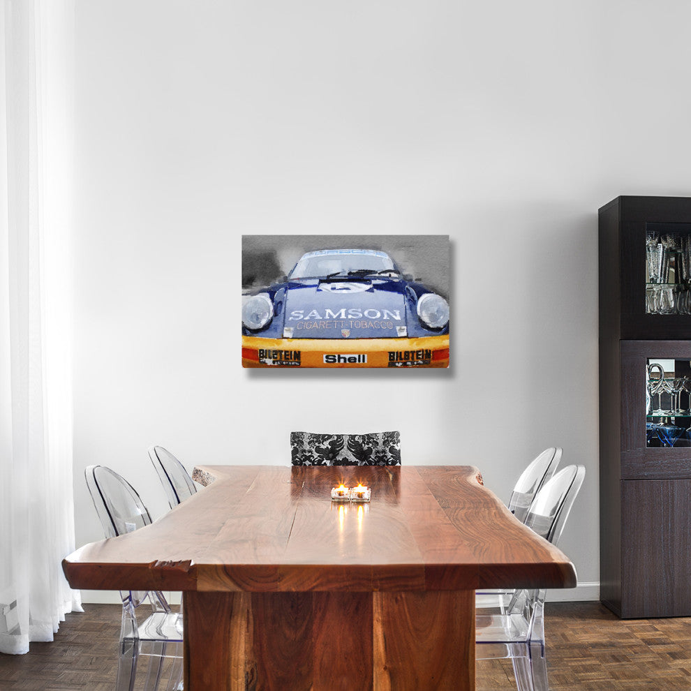 "Porsche 911 Front End Watercolor" Fine Art Print