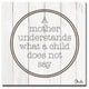Ready2HangArt Wrapped Canvas Inspirational Wall Art, Mother's Understand