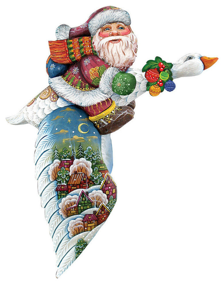 Goose Traveling Santa Door Ha - 8114060H