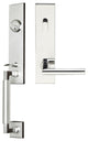Frankfurt Lever, Tubular Dummy Handleset, Left Hand, Polished Stainless Steel