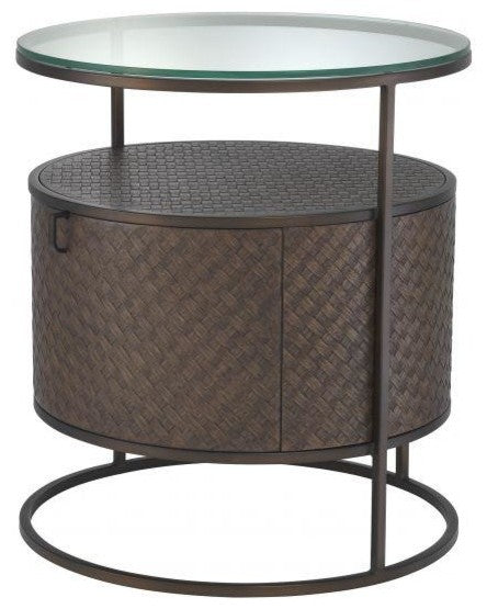 Woven Oak Bedside Table | Eichholtz Napa Valley