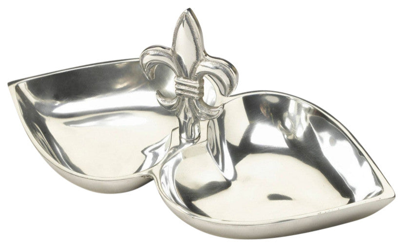 Prangins Metal Fleur De Lis Decorative Bowl