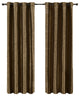 Geneva Energy Saving Grommet Curtain, Coffee, 104"x96", Set of 2