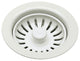 Rohl 735PN Basket Strainer Without Pop-Up, Polished Nickel