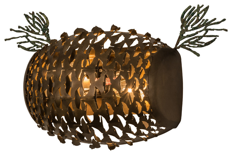 14W Stoneycreek Pinecone Wall Sconce