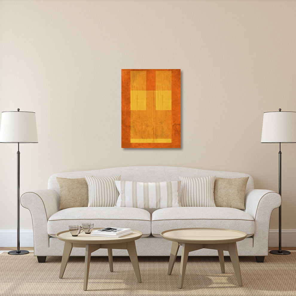 "Orange Paper 1" Fine Art Print
