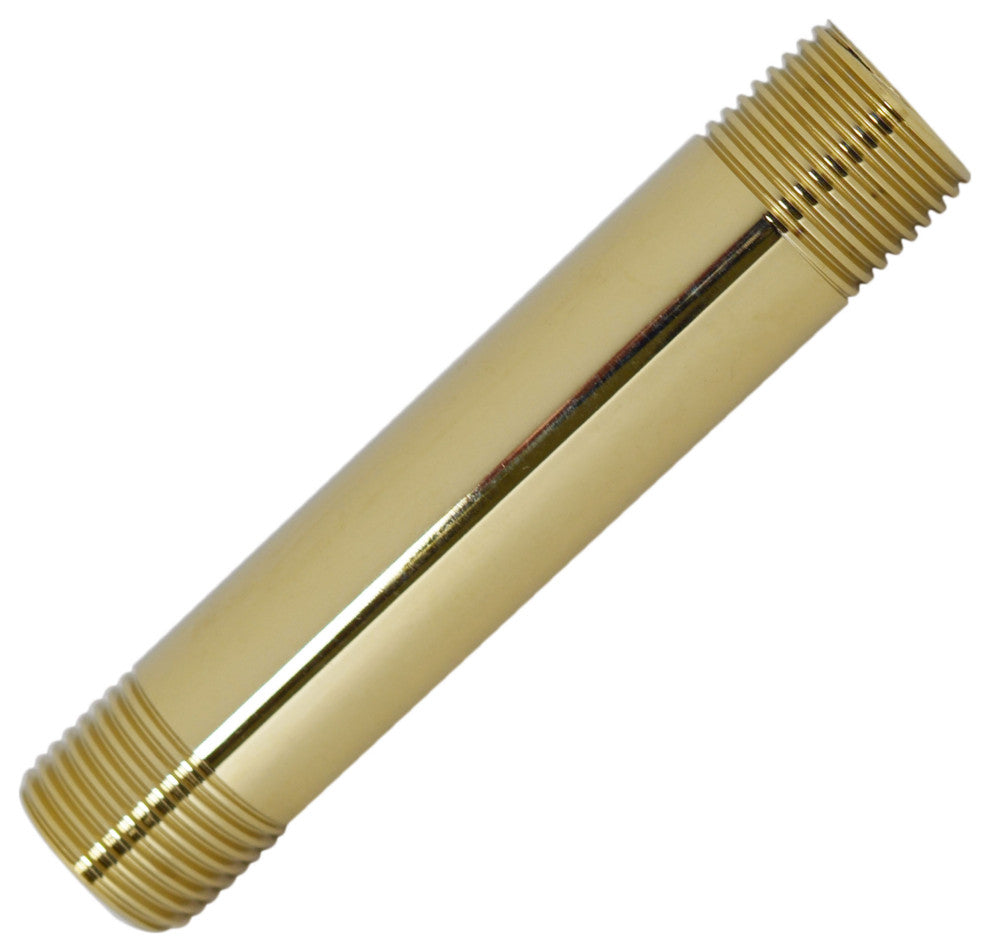 Supply Kit - 1/2" Ips X 3/8" Od X 15" Corrugated In Polished Brass, Polished Brass