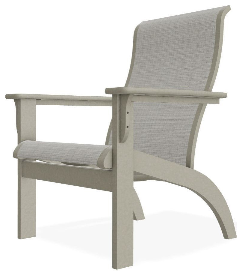 Adirondack Sling Outdoor Adirondack Armchair, Deacon/Storm