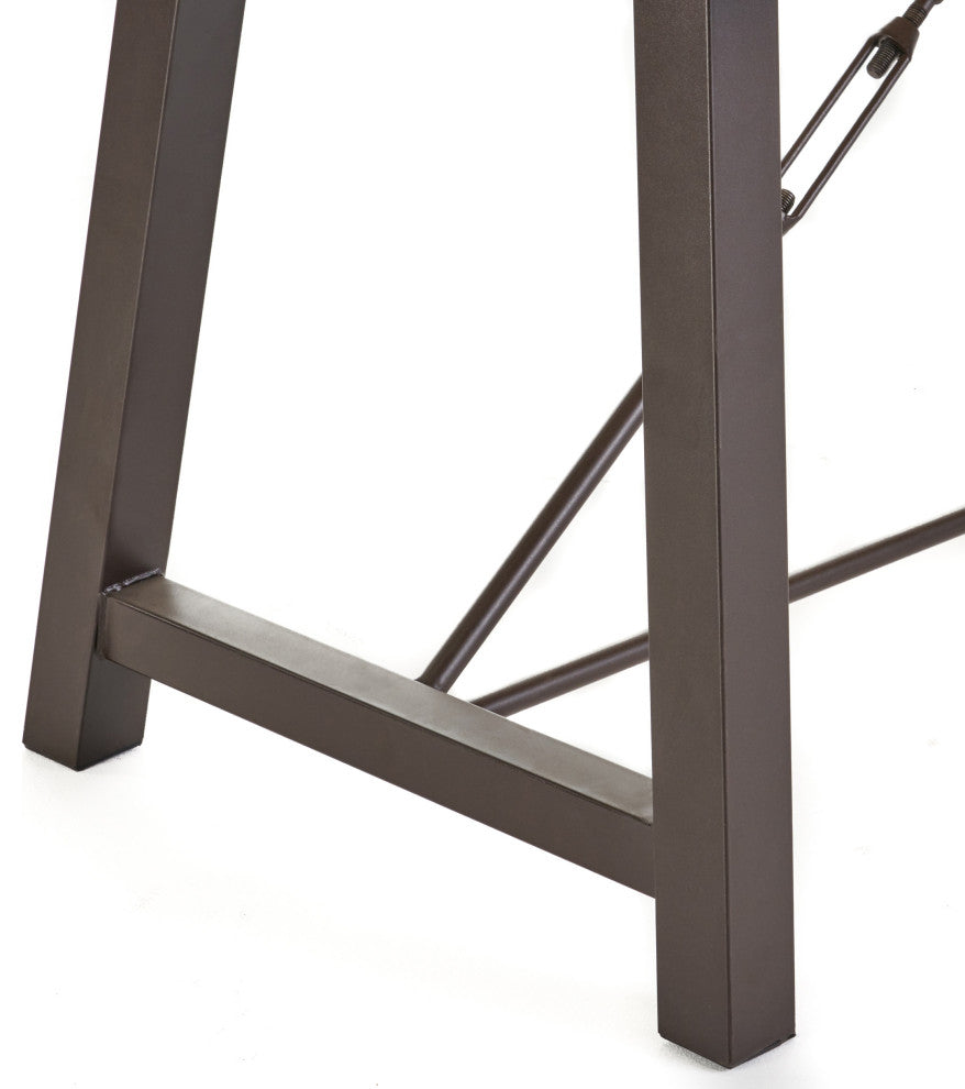 GDF Studio Austin Teak Finish Acacia Wood Dining Set