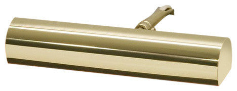 Classic Contemporary Picture Light, Polished Brass