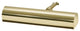 Classic Contemporary Picture Light, Polished Brass