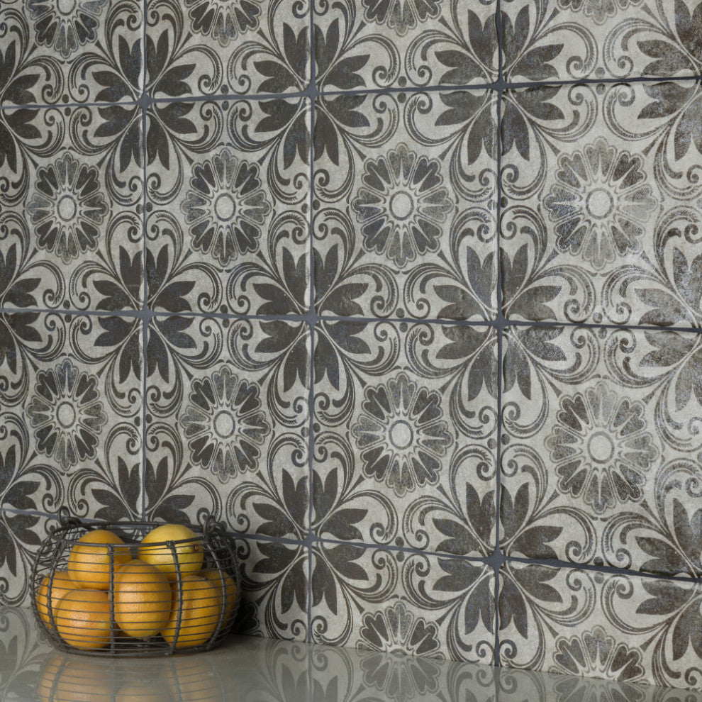 Costa Cendra Decor Dahlia Ceramic Floor and Wall Tile