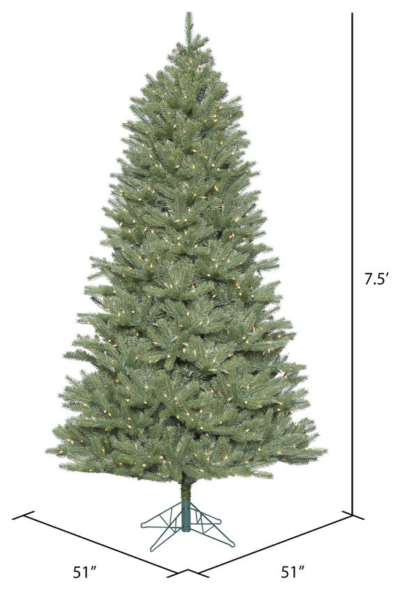Vickerman A164076Led 7.5' Colorado Spruce Christmas Tree, Warm White Lights