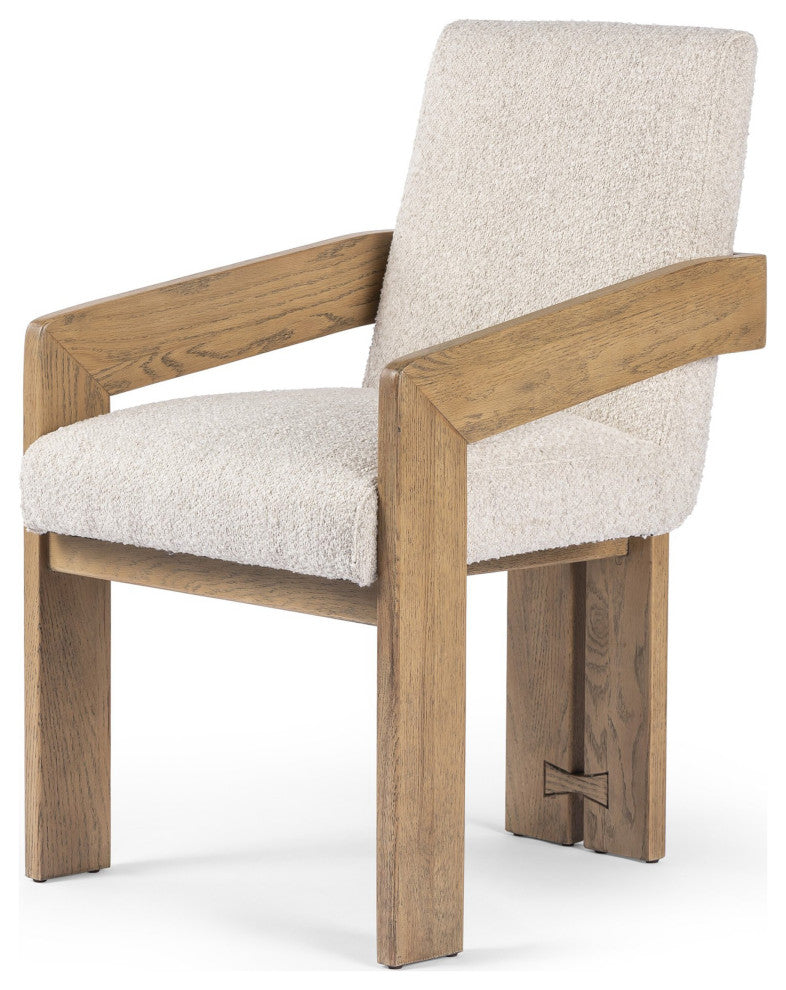 Roxy Dining Armchair Somerton Ash, Smoked Grey