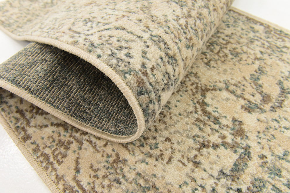 Unique Loom Cream Sandstorm Tuareg 2' 0 x 6' 0 Runner Rug