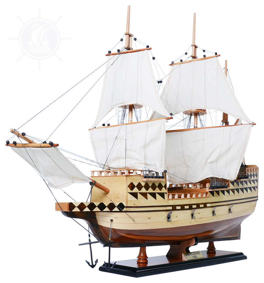 May Flower Medium Museum-quality Fully Assembled Wooden Model Ship