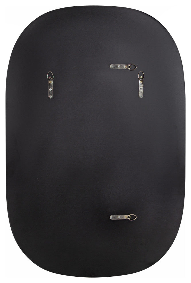 Caskill Capsule Framed Wall Mirror, Gold, 24x36