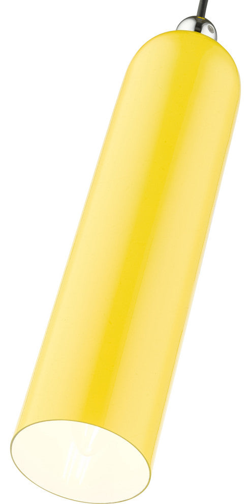 Shiny Yellow Mid Century Modern, Minimal, Urban, Scandinavian Pendant