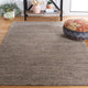 Safavieh Metro Collection HIM413G Rug, Light Grey, 7' X 7' Square