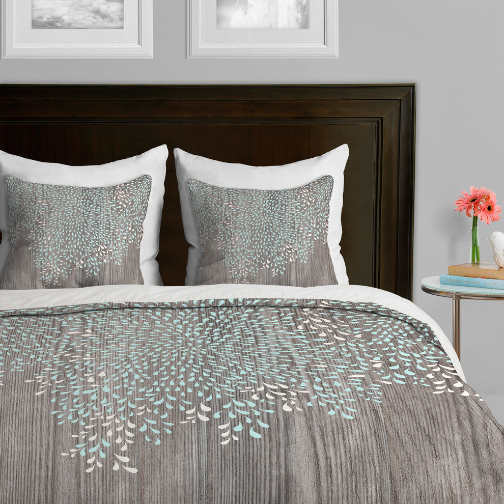 Deny Designs Iveta Abolina Coastal Raindrops Duvet Cover - Lightweight