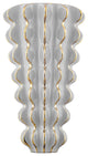 Esperanza 2 Light Wall Sconce Ceramic Gloss Gray