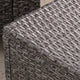 GDF Studio 4-Piece Venice Outdoor Wicker Sofa Set With Cushions