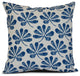 26x26", Ina, Floral Print Pillow, Blue