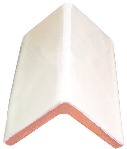 5 pcs Mexican White Talavera Clay V-Cap