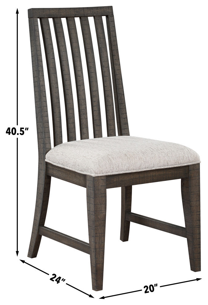 Riverdale Side Chair, Black, Set of 2