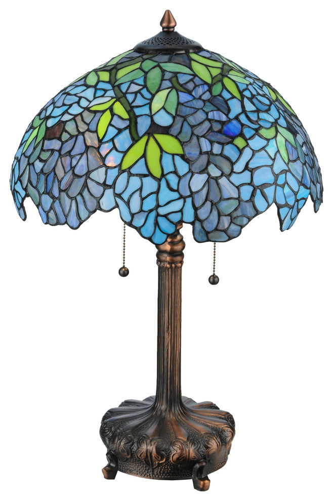 25" H Tiffany Wisteria Table Lamp