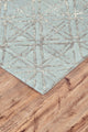 Weave & Wander Hartford Rug, Blue/Beige, 10'x10' Round