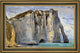 Eugene Delacroix Cliff at Etretat Framed Premium Canvas Print, 16"x24"