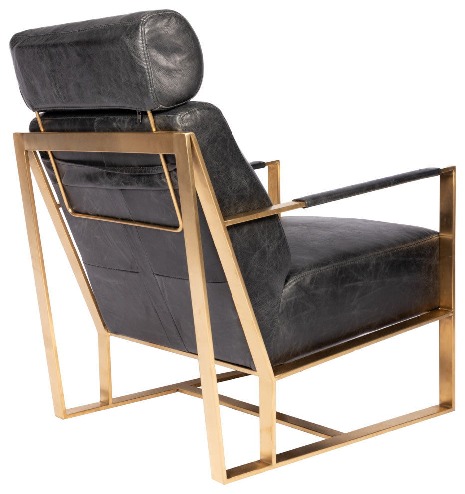 Paradiso Chair Onyx Black Leather