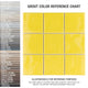 Twist Square Ceramic Mosaic Tile, Yellow Lemon