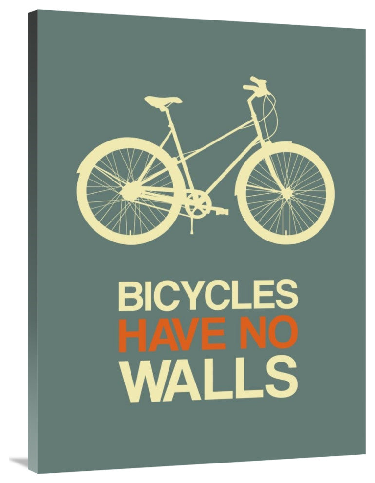 "Bicycles Have No Walls Poster 3" Fine Art Print