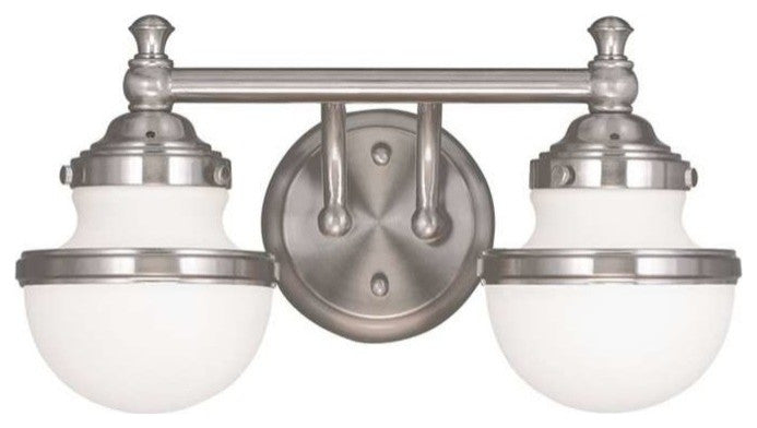 Oldwick Bath Light, Brushed Nickel